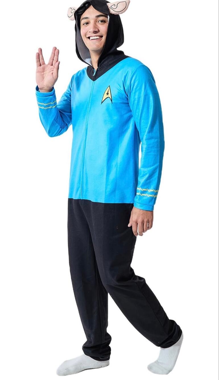 Star Trek Spock one piece Pajama / Costume Size Small